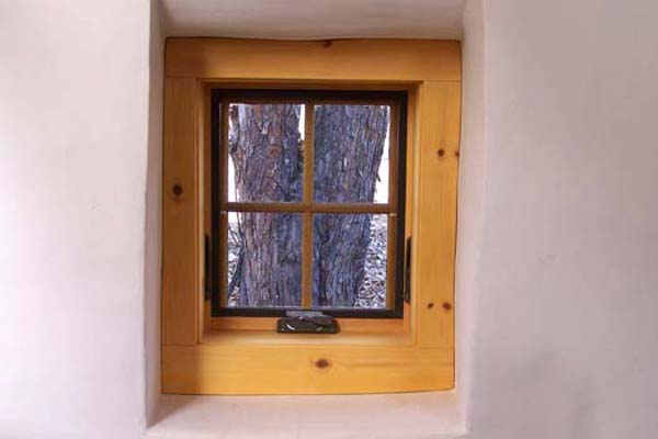 contoured window frame