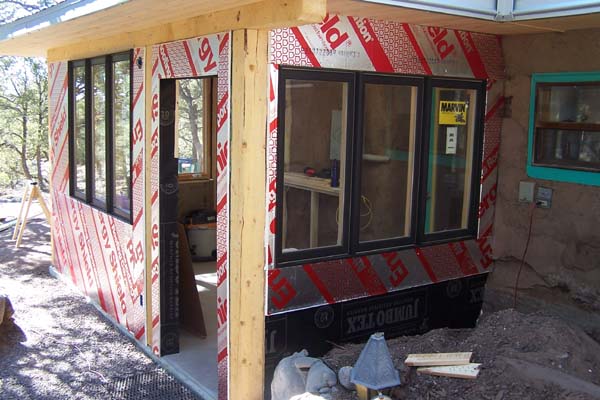 stick frame with exterior insulation