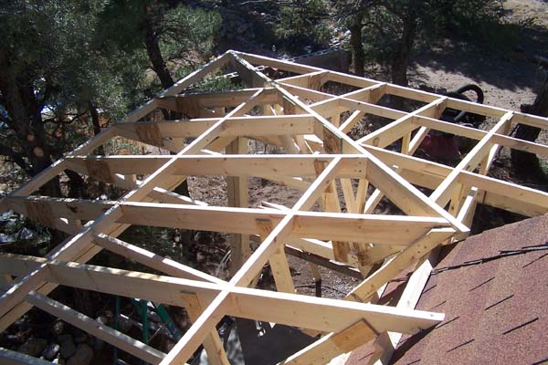 roof framing with severe angles