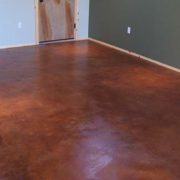 acid stain with copper tones