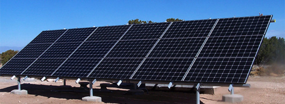 free standing 5 kw solar array