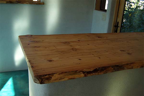 hand milled plank for shelf
