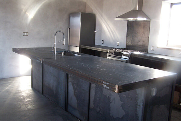 industrial grey kitchen