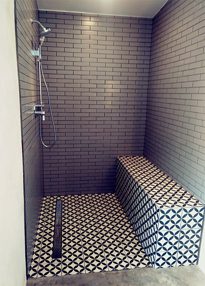 Metro Tiles Walk-in Shower